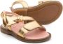 Elisabetta Franchi La Mia Bambina Sandalen met strik Goud - Thumbnail 2