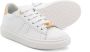 Elisabetta Franchi La Mia Bambina Leren sneakers Wit - Thumbnail 2