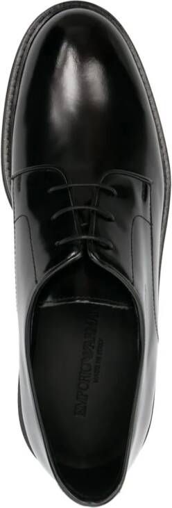 Emporio Armani Derby veterschoenen Zwart