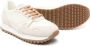 Emporio Ar i Kids Sneakers met logopatch Beige - Thumbnail 2