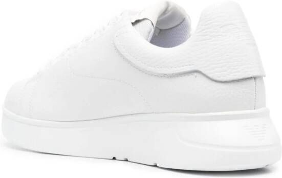 Emporio Armani Leren sneakers Wit