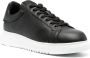 Emporio Armani Leren sneakers Zwart - Thumbnail 2