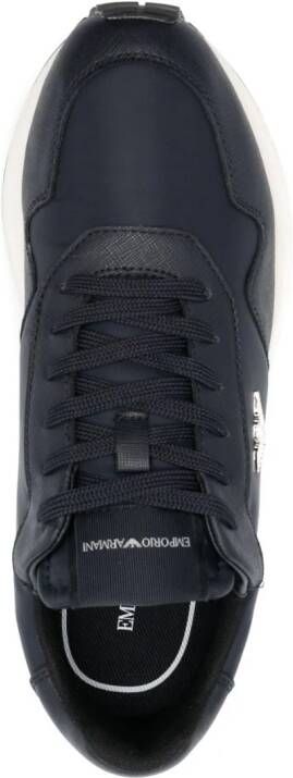 Emporio Armani Sneakers met vlakken Blauw