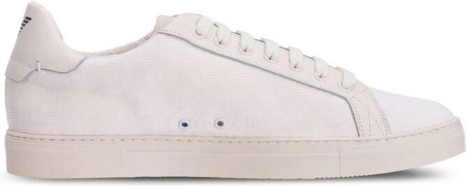 Emporio Armani Sneakers met logoprint Wit