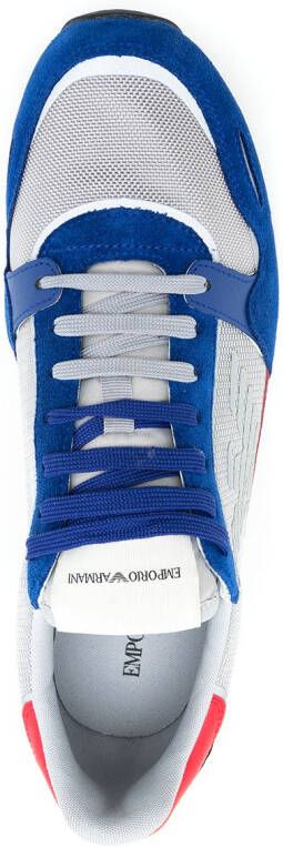 Emporio Armani Low-top sneakers Blauw