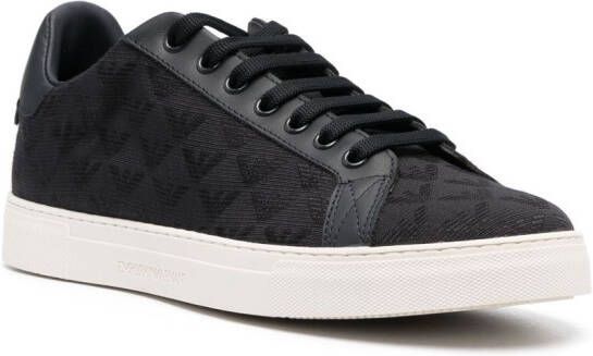 Emporio Armani Low-top sneakers Blauw