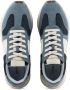 Emporio Armani Low-top sneakers met colourblocking Blauw - Thumbnail 4