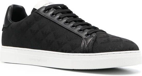 Emporio Armani Low-top sneakers Zwart