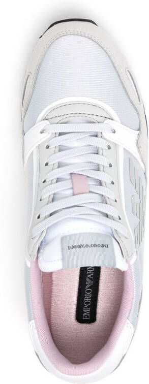 Emporio Armani Sneakers met logoprint Grijs