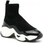 Emporio Armani Sneakers met chunky zool Zwart - Thumbnail 2
