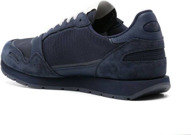 Emporio Armani Sneakers met logopatch Blauw