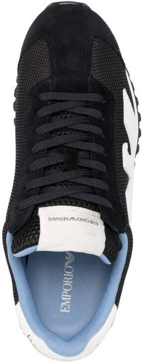 Emporio Armani Sneakers met logoprint Blauw