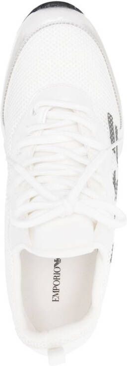 Emporio Armani Sneakers met logoprint Wit