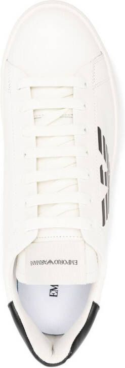 Emporio Armani Sneakers met logoprint Wit