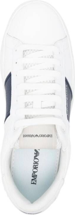 Emporio Armani Sneakers met logoprint Wit