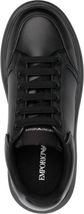 Emporio Armani Sneakers met logoprint Zwart