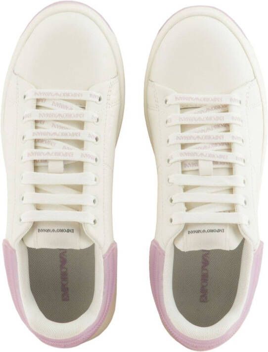 Emporio Armani Sneakers met vlakken Wit