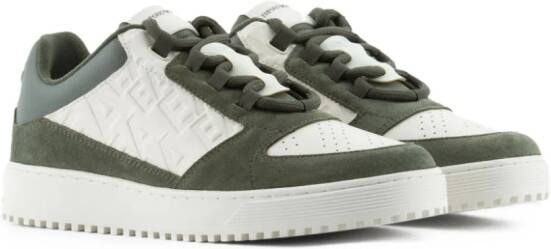 Emporio Armani Sneakers verfraaid met logo Groen