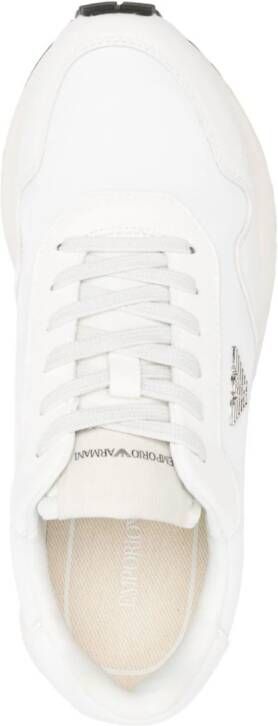 Emporio Armani Sustainability Values low-top sneakers Wit