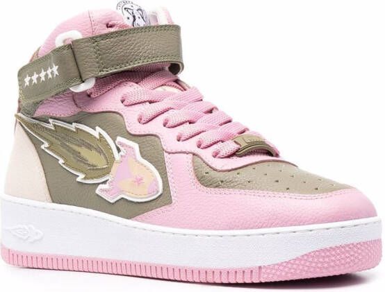 Enterprise Japan EJ Rocket mid-top sneakers Roze