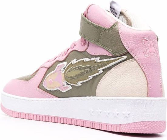 Enterprise Japan EJ Rocket mid-top sneakers Roze