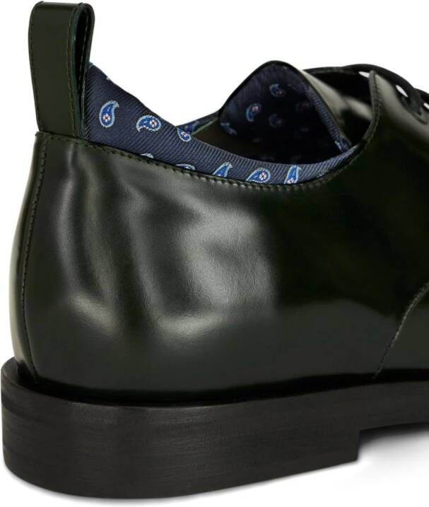 ETRO Derby schoenen met paisley-print Zwart
