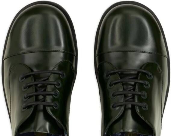 ETRO Derby schoenen met paisley-print Zwart