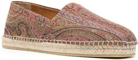 ETRO Espadrilles met paisley-print Beige