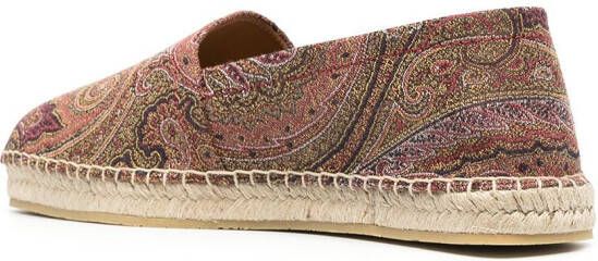 ETRO Espadrilles met paisley-print Beige