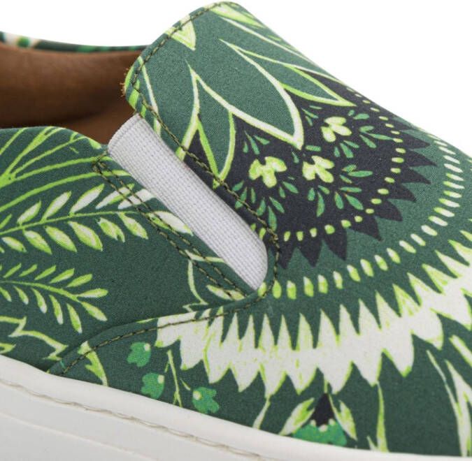 ETRO KIDS Sneakers met paisley-print Groen