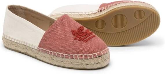 ETRO KIDS Pegaso slip-on espadrilles Beige