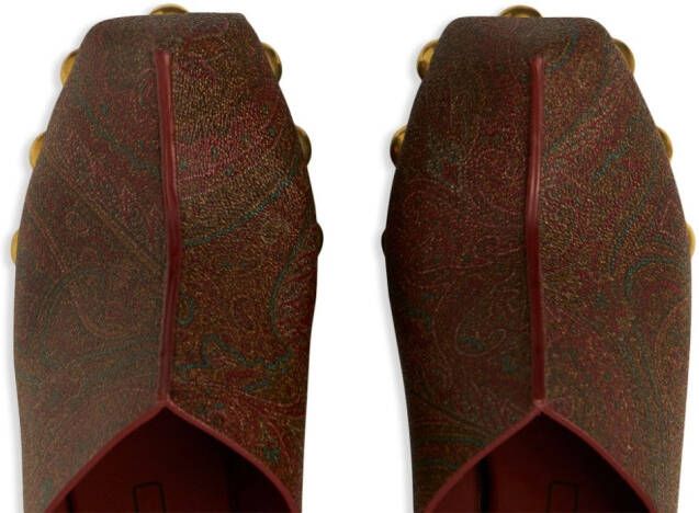 ETRO Leren klompen Rood