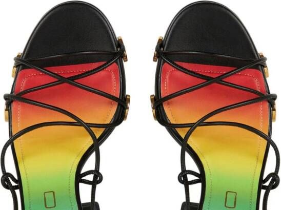ETRO Sandalen met bandjes en plateauzool Zwart