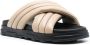 Fabiana Filippi Slippers verfraaid met kralen Beige - Thumbnail 2