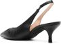 Fabiana Filippi 55 mm pumps met ruches Zwart - Thumbnail 3