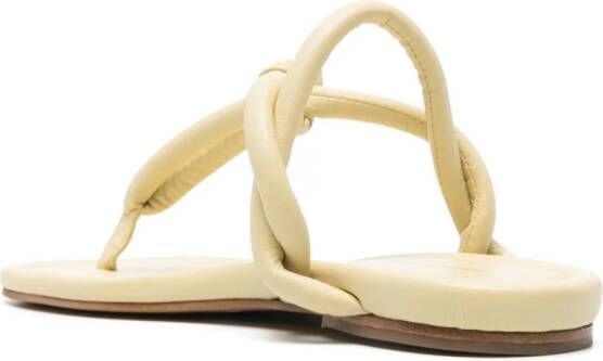 Fabiana Filippi Gewatteerde sandalen Geel