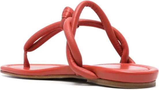 Fabiana Filippi Gewatteerde sandalen Rood