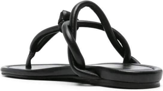 Fabiana Filippi Gewatteerde sandalen Zwart