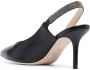 Fabiana Filippi Leren slingback pumps Zwart - Thumbnail 3