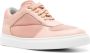 Fabiana Filippi Leren sneakers met mesh vlakken Roze - Thumbnail 2