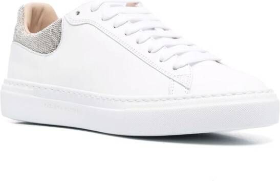 Fabiana Filippi Leren sneakers Wit