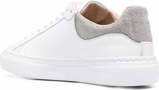 Fabiana Filippi Leren sneakers Wit