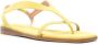 Fabiana Filippi Suède slingback sandalen Geel - Thumbnail 2