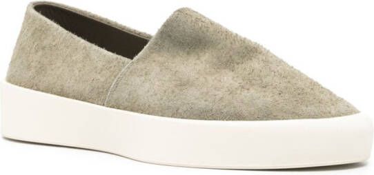 Fear Of God suede slip-on sneakers Groen