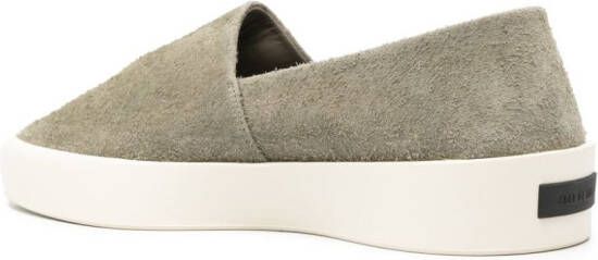 Fear Of God suede slip-on sneakers Groen