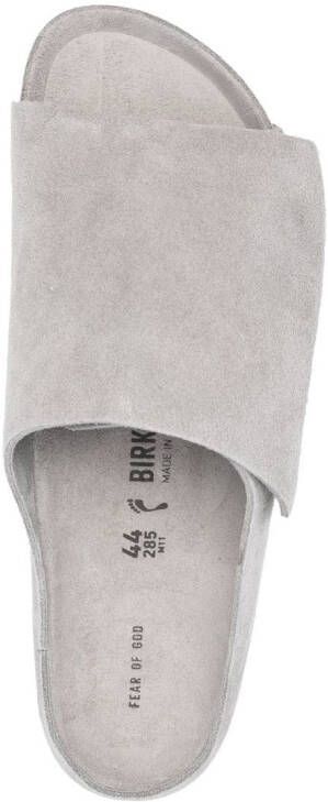 Fear Of God Suède slippers Grijs