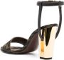 FENDI Cassandra sandalen met monogram Bruin - Thumbnail 3