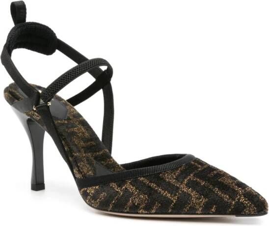 FENDI Colibrì Lite slingback pumps Bruin