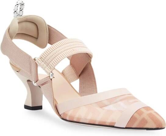 FENDI Colibri slingback pumps Roze