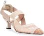 FENDI Colibri slingback pumps Roze - Thumbnail 1